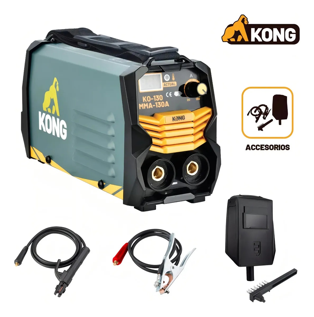SOLDADORA INVERTER 130 AMP PLANTA PORTATIL