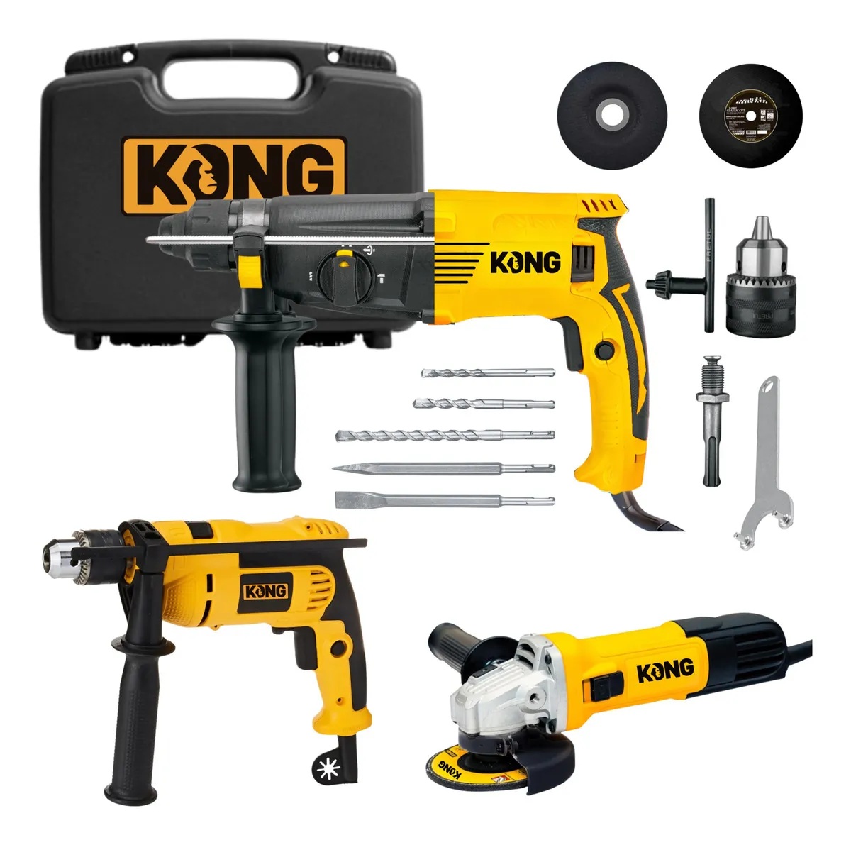KIT DE HERRAMIENTAS ROTOMARTILLO SDS-PLUS
